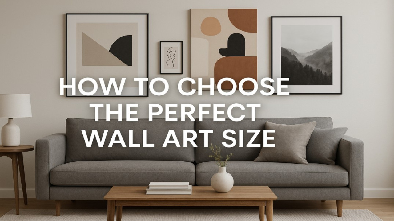 How to Choose the Perfect Wall Art Size for Your Room