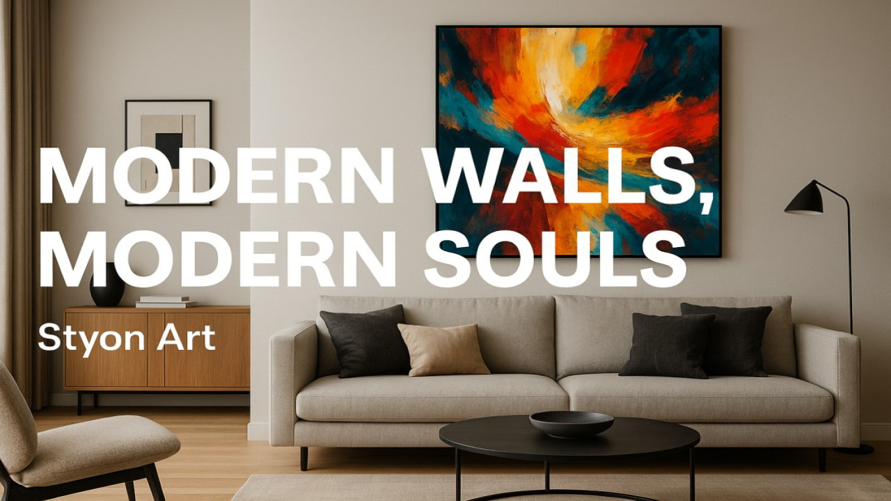 Modern Walls, Modern Souls – The Rise of Contemporary Art in Home Design 🏙️🖼️