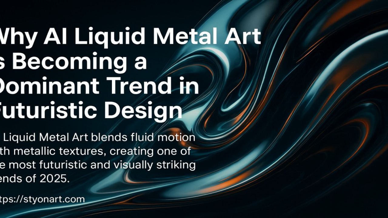 Why AI Liquid Metal Art Is Becoming a Dominant Trend in Futuristic Design
