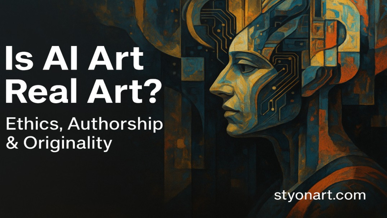 Is AI Art Real Art? Ethics, Authorship & Originality
