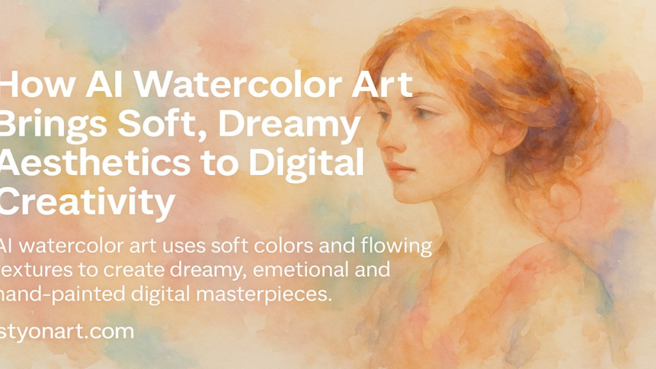 How AI Watercolor Art Brings Soft, Dreamy Aesthetics to Digital Creativity