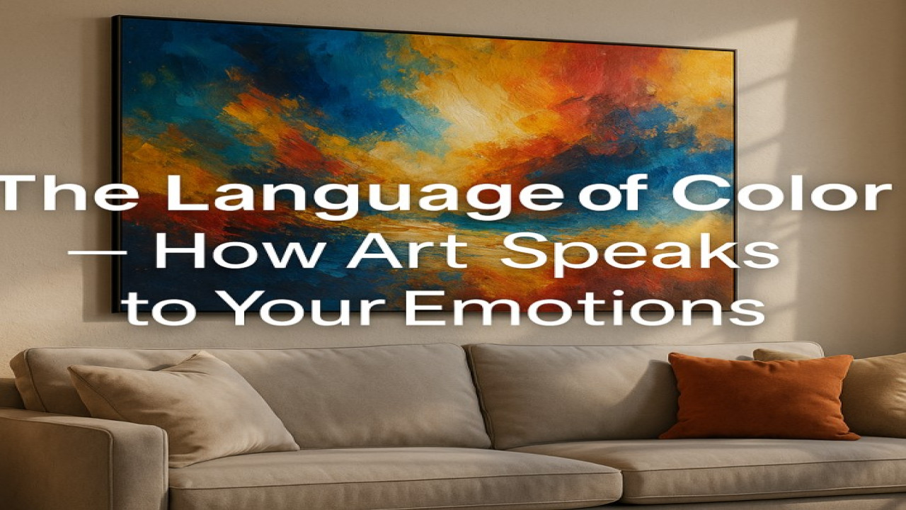 🎨 The Language of Color — How Art Speaks to Your Emotions