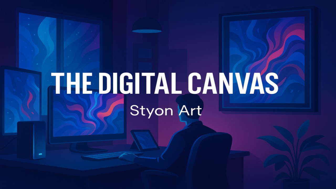 The Digital Canvas – How Technology Is Transforming Modern Art 💻🎨