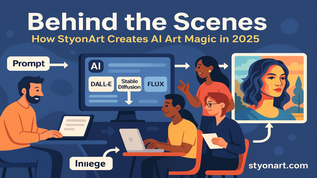 Behind the Scenes: How StyonArt Creates AI Art Magic in 2025