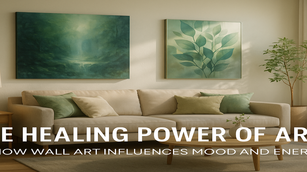🌿 The Healing Power of Art — How Wall Art Influences Mood and Energy