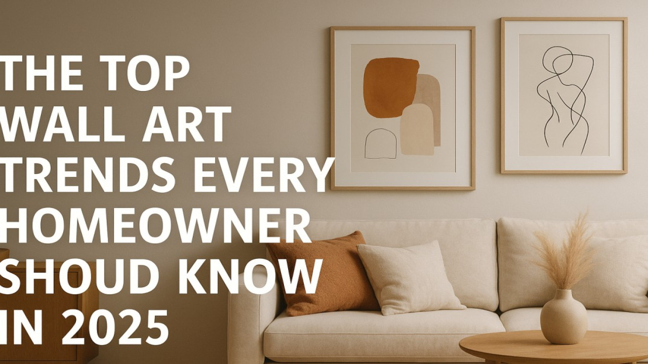 The Top Wall Art Trends Every Homeowner Should Know in 2025
