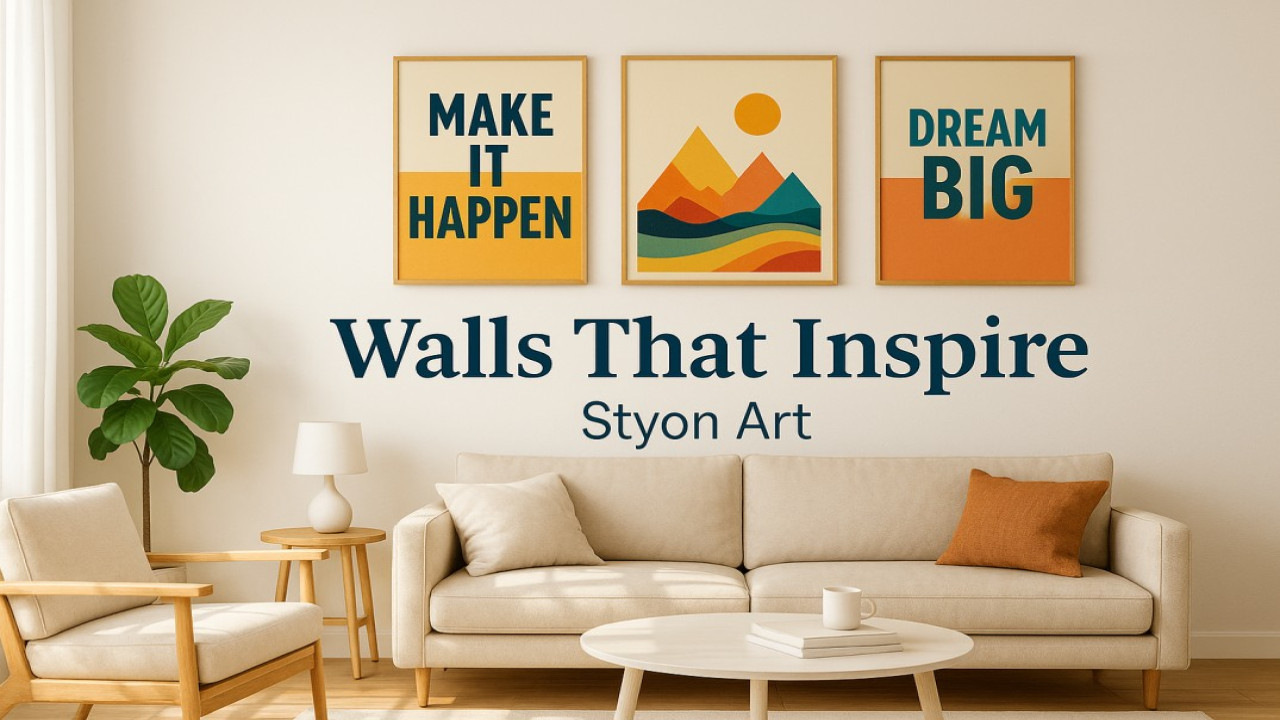Walls That Inspire – Turning Art Into Daily Motivation 💫🖼️