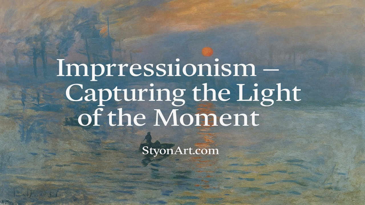 Impressionism – Capturing the Light of the Moment