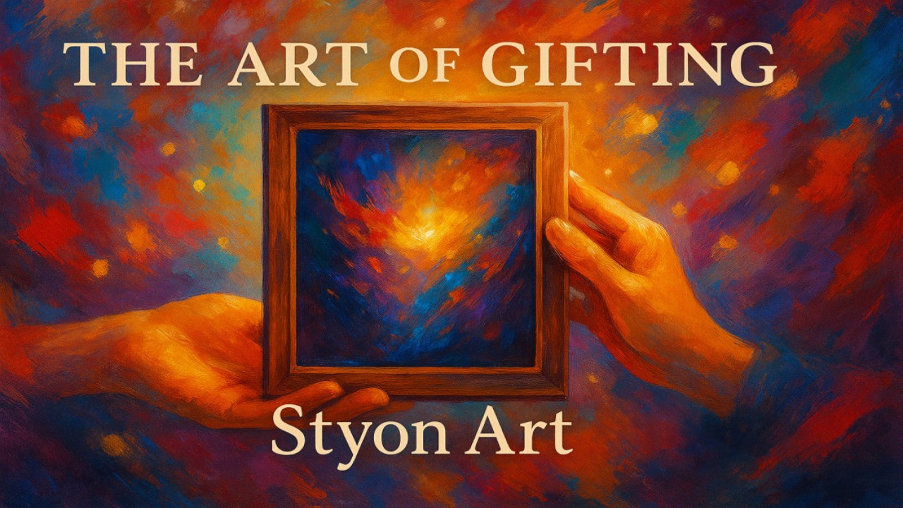 The Art of Gifting – How Styon Art Turns Memories Into Meaningful Masterpieces 🎁🎨