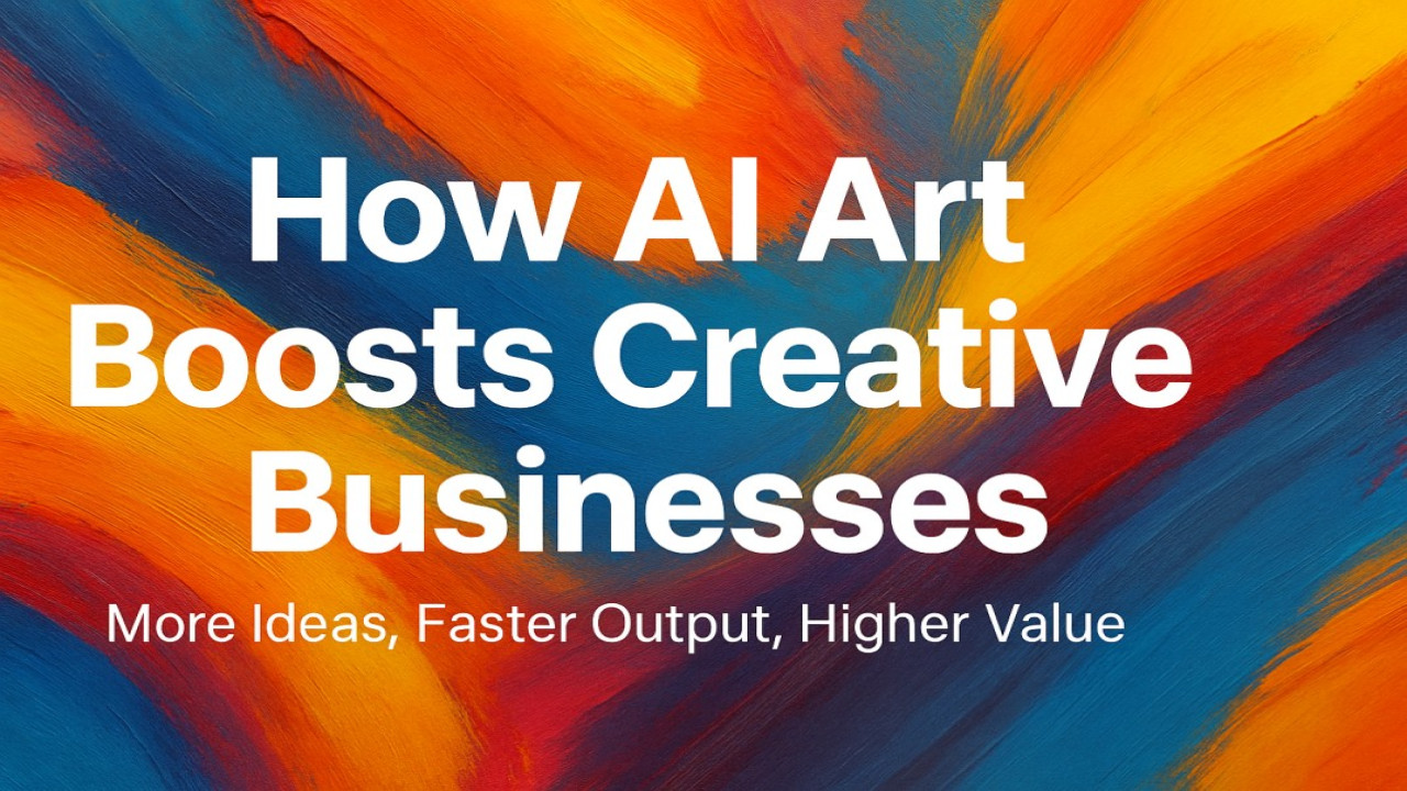How AI Art Boosts Creative Businesses: More Ideas, Faster Output, Higher Value
