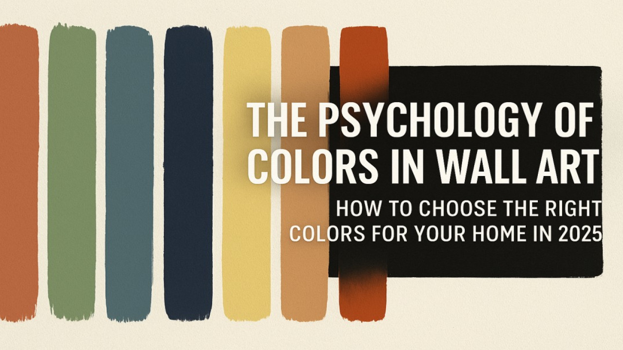 The Psychology of Colors in Wall Art: How to Choose the Right Colors for Your Home in 2025