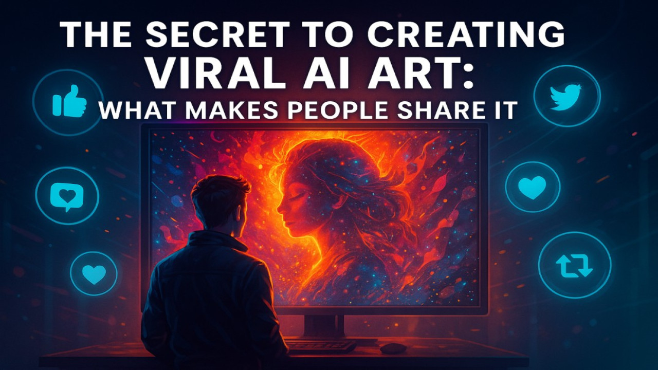 The Secret to Creating Viral AI Art: What Makes People Share It