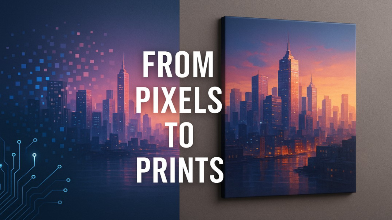 From Pixels to Prints: How AI is Transforming Wall Art Creation