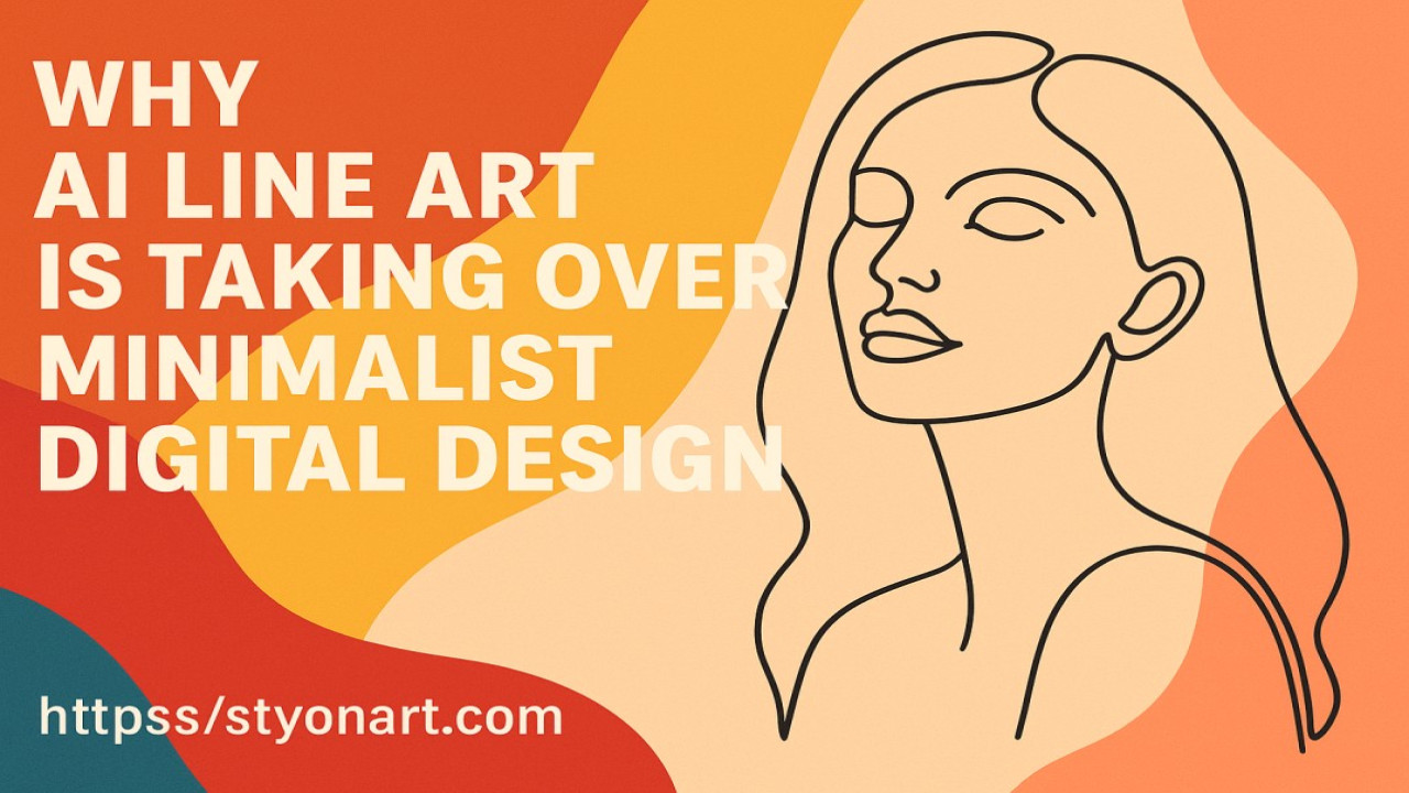 Why AI Line Art Is Taking Over Minimalist Digital Design