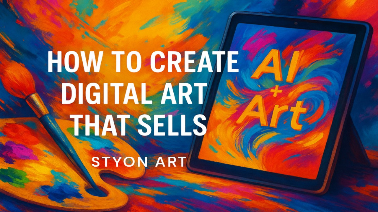 How to Create Digital Art That Sells – The Ultimate Guide by Styon Art 🌈