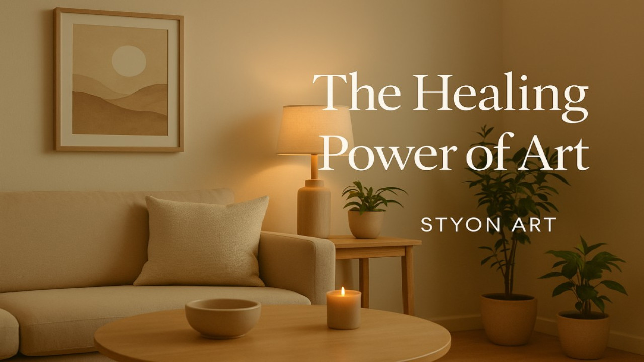 The Healing Power of Art – How Visual Beauty Reduces Stress and Inspires Calm 🌿🖼️