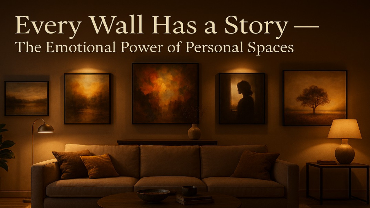 🖼️ Every Wall Has a Story — The Emotional Power of Personal Spaces