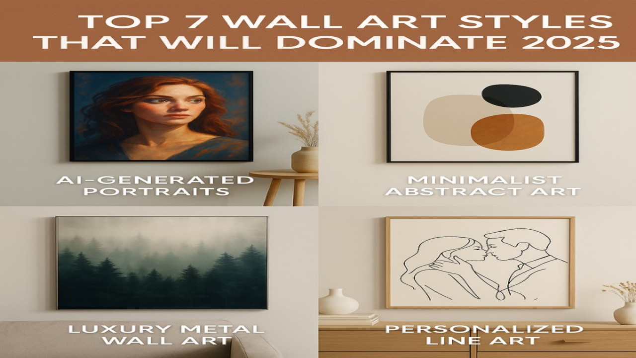 Top 7 Wall Art Styles That Will Dominate 2025