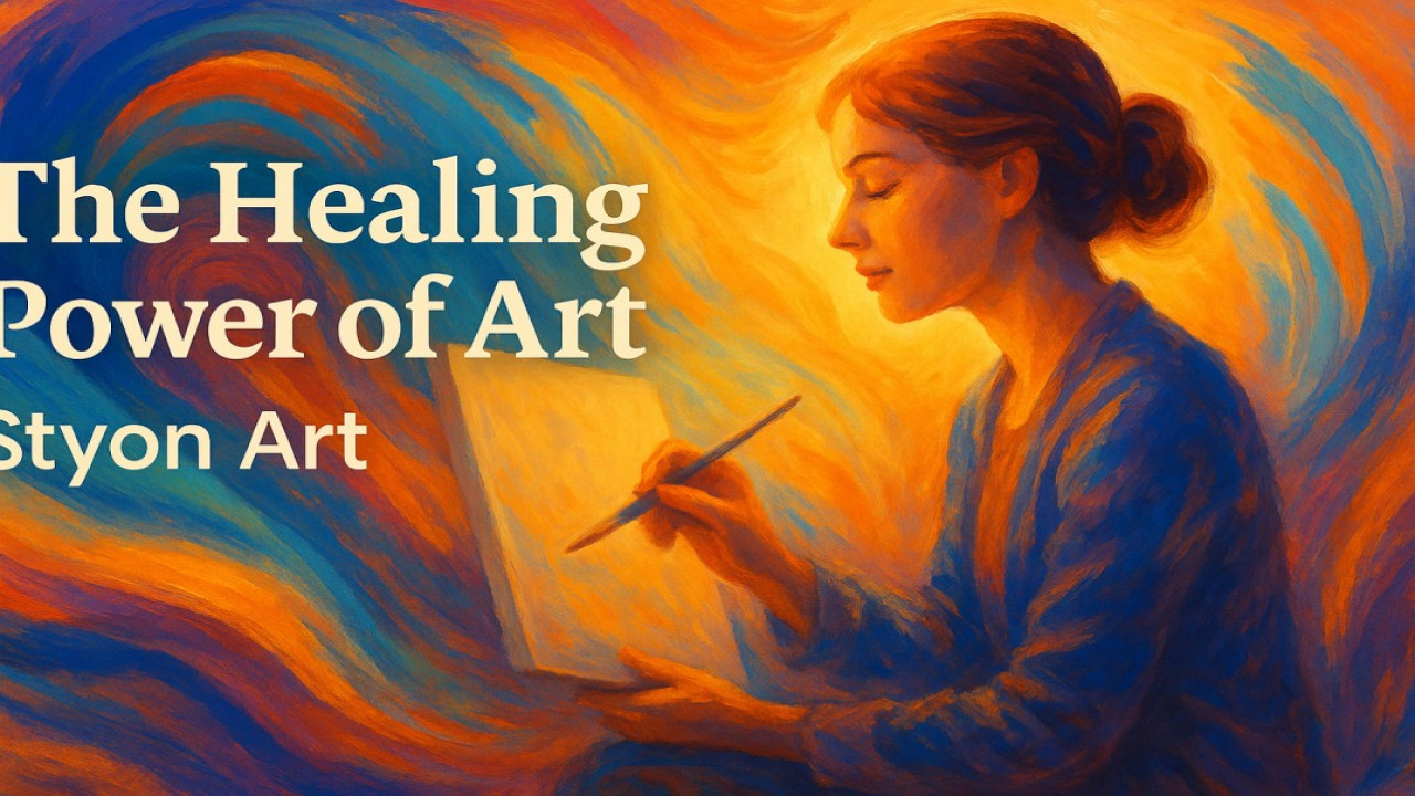 The Healing Power of Creative Expression – Art as Modern Therapy 🧘‍♀️🎨
