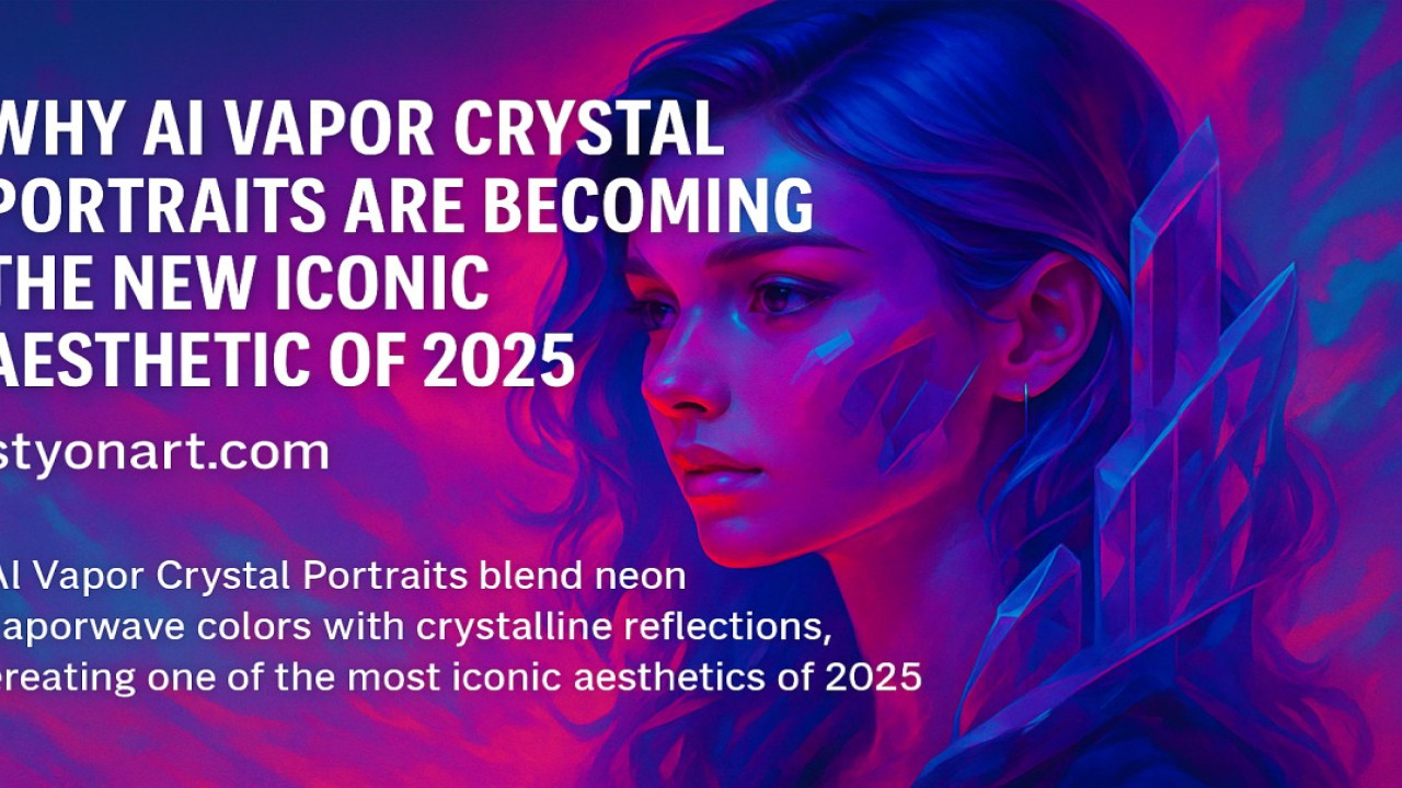 Why AI Vapor Crystal Portraits Are Becoming the New Iconic Aesthetic of 2025