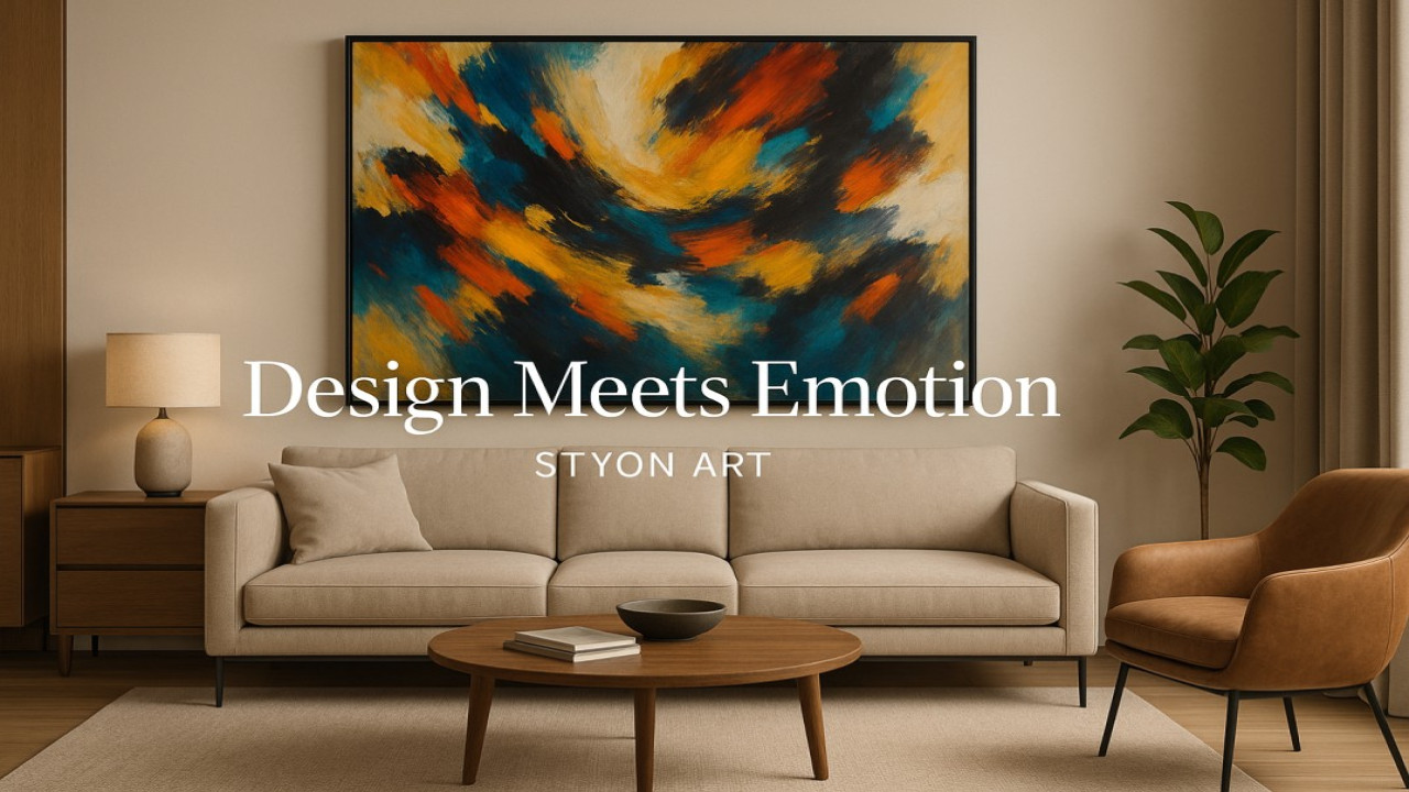 Design Meets Emotion – The Role of Art in Modern Interiors 🏙️🎨