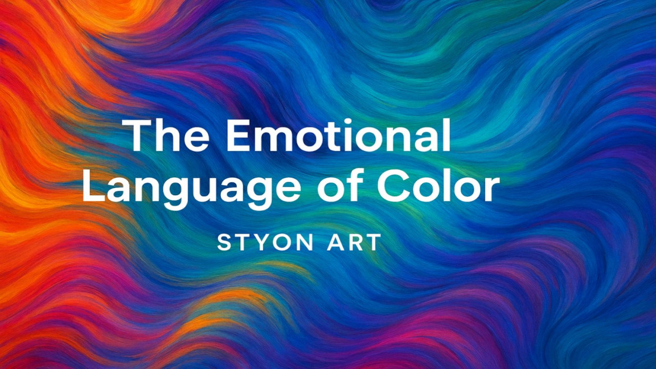 Why Art Speaks When Words Fail – The Emotional Language of Color 🎨💬