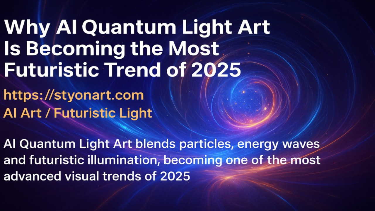 Why AI Quantum Light Art Is Becoming the Most Futuristic Trend of 2025