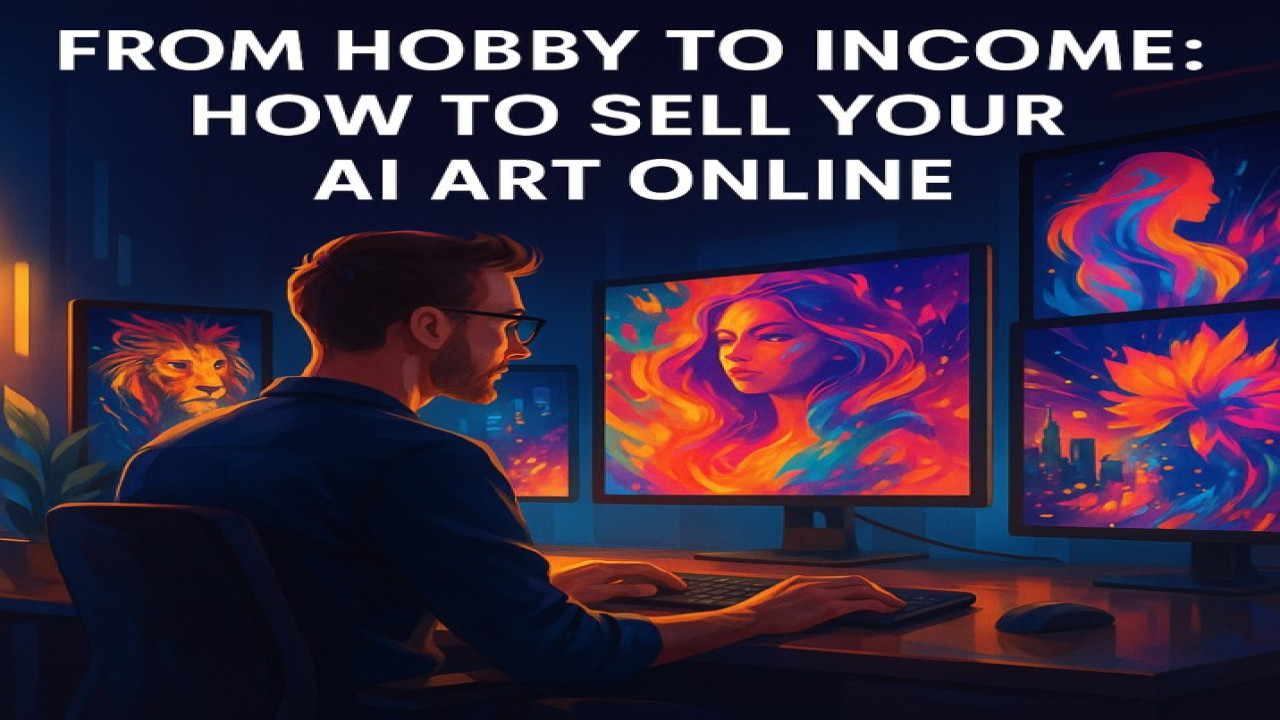 From Hobby to Income: How to Sell Your AI Art Online
