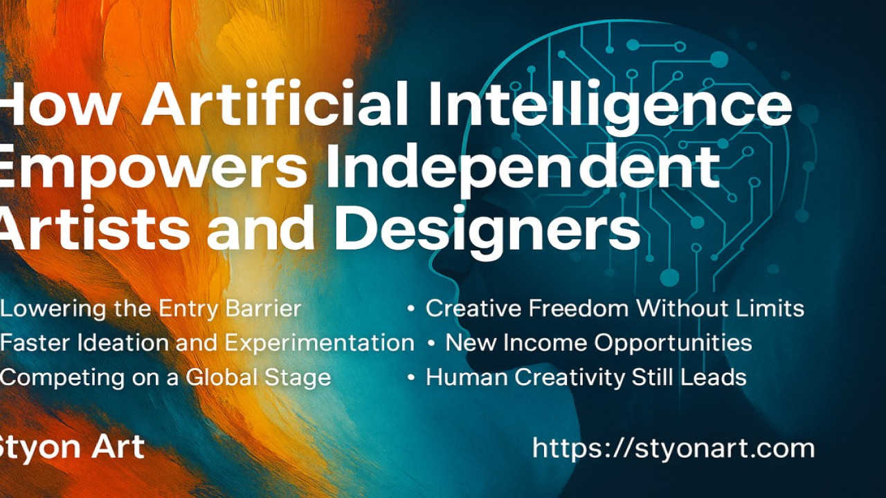 How Artificial Intelligence Empowers Independent Artists and Designers